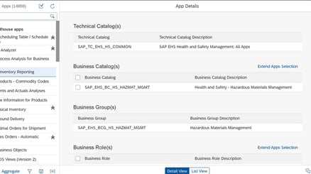 Business Catalog Fiori